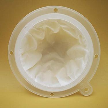 Imagem de Filtro de vinho de malha filtro de alimentos suco geléia filtro de sedimentos de café para funil de cozinha de 12,7 cm (filtro 450mesh)
