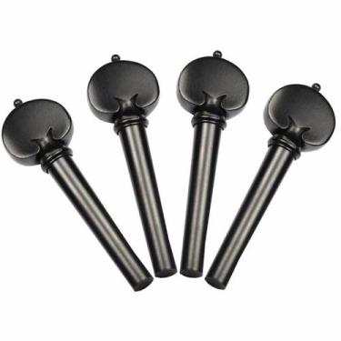 Imagem de Kit de Cravelhas Oquezz Ébano coração violino 4/4  - Orquezz