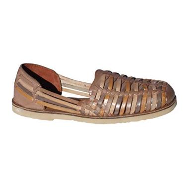 Imagem de Sunsteps Capri Huarache Sandália feminina de couro tecido à mão para conforto o dia todo, Bronze multi, 37