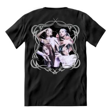 Imagem de Camiseta Blackpink - PINK VENOM / Boné - Preto Estonado