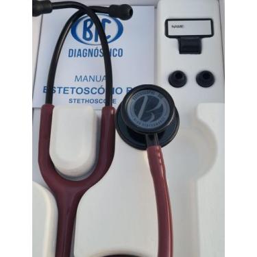 Imagem de Estetoscópio Bic Eternity Inox Duplo - Cores Variadas, Vinho Black