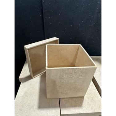 Imagem de kit 20 Caixa MDF 10x10x10 - Uniart