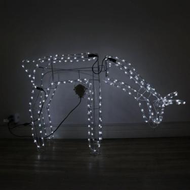 Imagem de Rena Mangueira Led Branco frio Com Movimento Externo 127V - Wincy Nata