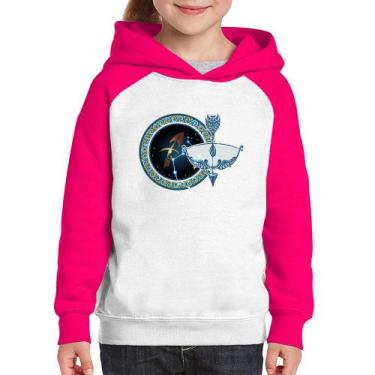 Imagem de Moletom Infantil Signo Sagitário Astrologia - Foca na Moda, Branco, Ro