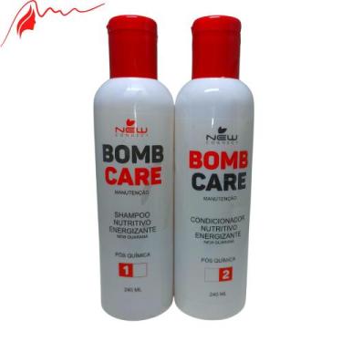 Imagem de Kit Shampoo Condicionador para Cabelos Quimicamente Tratados - New Con