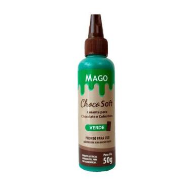 Imagem de Corante ChocoSoft Verde - 50g - 1 unidade - Mago - Rizzo