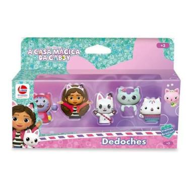 Imagem de Dedoches a Casa Magica da Gabby 5 Bonecos - Lider - Lider Brinquedos 