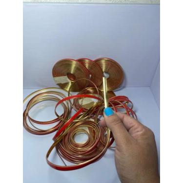 Imagem de Fita Metalizada de PVC de 6mm com dupla face o rolo com 5 metros. - Bl