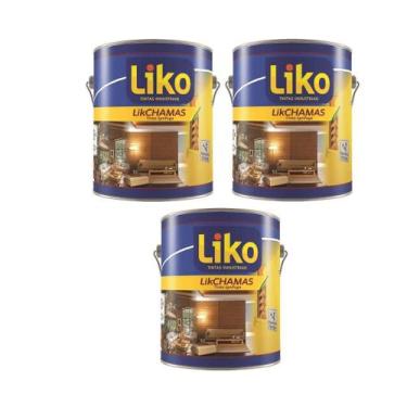 Imagem de 3 unidades Verniz Antichama 3,6 Lts Com Laudo IPT - Liko
