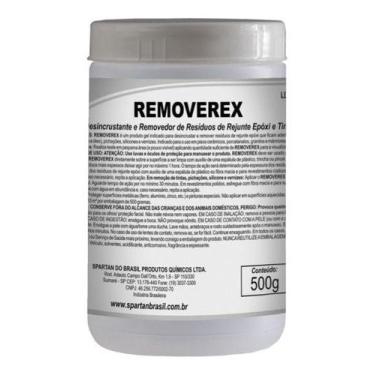 Imagem de Removerex Removedor Resíduo Tinta Pichação Rejunte 500gr - Spartan