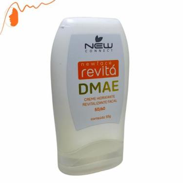 Imagem de Creme Hidratante Facial Anti-idade Antirrugas Antissinais Dmae 50 a 60