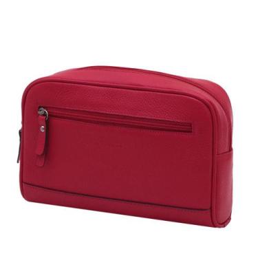 Imagem de Pochete de Couro Mariart Búzios, Cardeal