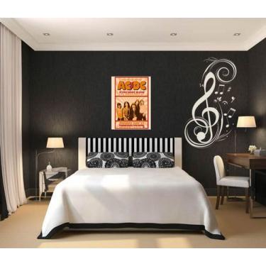 Imagem de Quadro Placa Decorativa ACDC If You Want Blood (1979) MDF - Quadrinhos