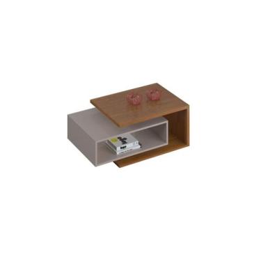 Imagem de Mesa De Centro Diva Jcm Móveis - JCM Movelaria, Cinamomo/Off White