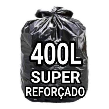 Imagem de Sacos De Lixo 400 Litros  Super Reforçado 100 Un Fabricante - HIGIPACK