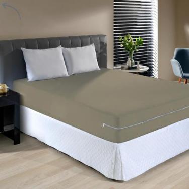 Imagem de Capa Para Colchão Solteiro Padrão Box C Zíper Malha Antialérgico - Edr