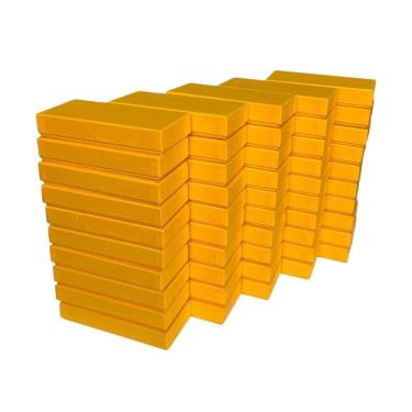 Imagem de Kit 50 Caixas Rasas Rígidas de Papelão Com Tampa Qualidade Para Acessórios