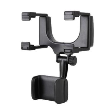 Imagem de Suporte Veicular Retrovisor De Carro Celular Smartphone Gps - shop mix