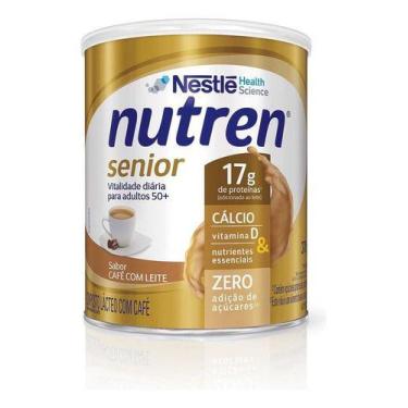 Imagem de Suplemento Em Pó Nestlé Nutren Senior Sabor Café Com Leite Em Lata De 
