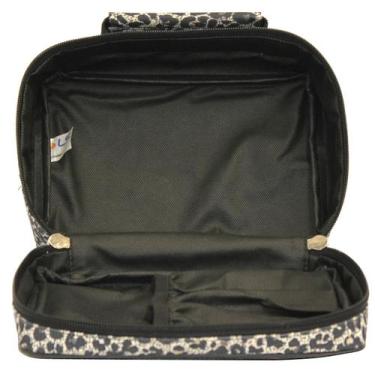 Imagem de Necessaire com divisões internas LS NC6166 uma divisão estampa oncinha