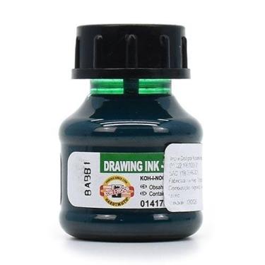 Imagem de Tinta Nanquim Drawing Ink - Koh-I-Noor, VERDE