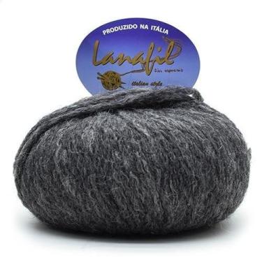 Imagem de Fio Catena Ribes 50g - Lã Alpaca e Poliamida - Lanafil, 45823 CINZA