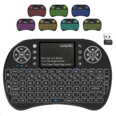 Imagem de Mini Keyboard Teclado Wifi Controle Com Touch Pad - feitun
