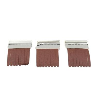 Imagem de 6"/150mm*6mm Haste Montada Sisal & Esmeril Pano Escova de Polimento de Cerdas Roda ou acessório para Lixamento de Primer de Madeira, Roda de Esmeril, 80 Grãos