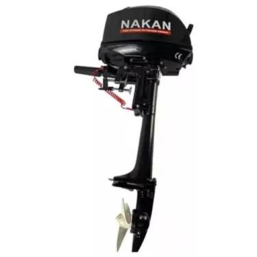 Imagem de Motor de Barco Popa 80CC 2 Tempos A Gasolina  Ótimo - Nakan