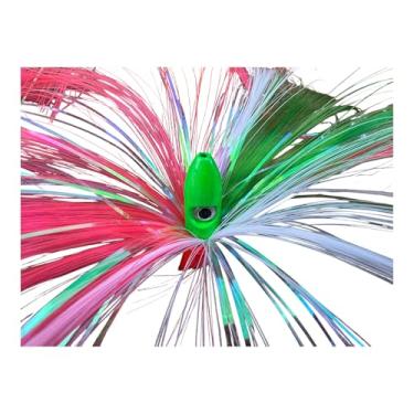 Imagem de Geronimo Islander Lure Islander Lure 35,4 g 8 polegadas - Mahi, Wahoo, Atum (4- Verde/Rosa/Branco)