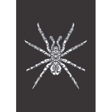 Imagem de A4 Notizbuch kariert mit Softcover Design: Vogelspinne Spinne Terrarium Züchter Spinnenangst: 120 karierte DIN A4 Seiten