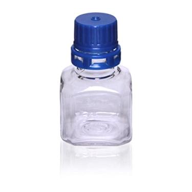 Imagem de TriForest Garrafa quadrada de mídia BGC0030S com tampa inviolável (pacote com 288)