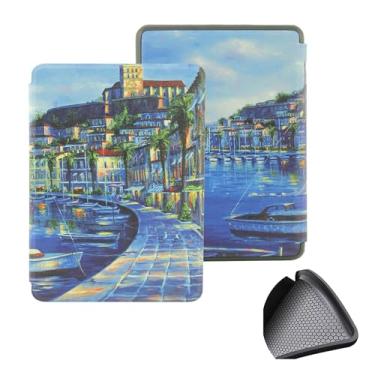 Imagem de GUKSRASO Capa para 7" Kindle Paperwhite 12th Generation 2024 & Kindle Colorsoft Signature Edition 2024, PU e TPU Soft Tampa Traseira Tampa de Casca Protetora com Despertar/sono Automático