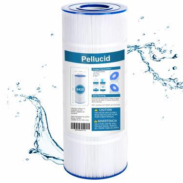 Imagem de PELLUCID Filtro de piscina compatível com Jandy CS100, R0462200, PJANCS100, Ultral-B2, Porpoise PP-B6, Unicel C-8410, Filbur FC-0821, cartucho de filtro de 100 m² 1 pacote