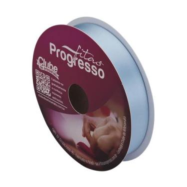 Imagem de Fita de Cetim Progresso 22mm 50 Mts Azul bebê 212