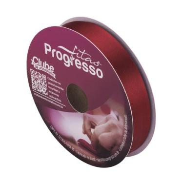 Imagem de Fita de Cetim Progresso 22mm 50 Mts Vinho 389