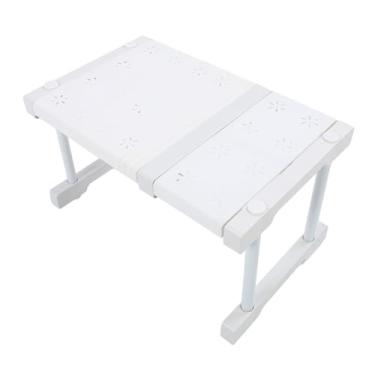 Imagem de Armário De Armazenamento Prateleira Rack, Expansível Aço Carbono ABS PP Armário Prateleira Versátil Armazenamento Organizador Poupança De Espaço para Cozinha (Comprimento 27-38cm
