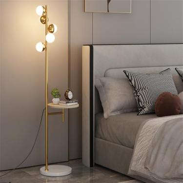 Imagem de Lâmpada De Chão Contemporânea Luxo Sala De Estar Familiar Quarto De Estudo Villa Hotel Casas Modelo LED Retro Criatividade Decorativa Luz De Pé (Estilo 2)