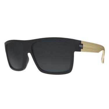 Imagem de Óculos de sol hb would 2.0 matte black wood gray