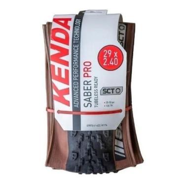 Imagem de Par Pneu P/ Bike Aro 29x2.40 Kenda Saber Pro Kevlar Tubeless, Saber Pr