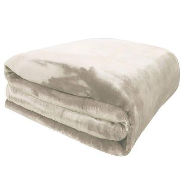 Imagem de Cobertor Queen Microfibra Velour Neo Camesa Bege