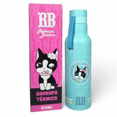 Imagem de Garrafa T�rmica Rebecca Bonbon Squeeze Menina 500ml Cantil Escola Academia (Verde Claro)