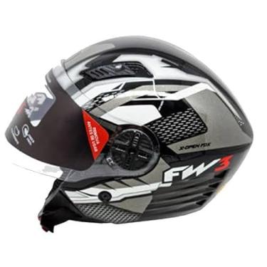 Imagem de CAPACETE FW3 ABERTO C/ ÓCULOS SOLAR INTERNO 58 (58)