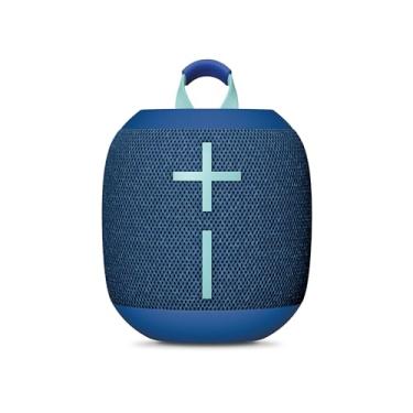 Imagem de Caixa de Som Bluetooth Ultimate Ears WONDERBOOM 4, À Prova D´Água e Poeira, Flutuante, Som Grave de 360 Graus, Alcance de 40M, Até 14h de Bateria e Carregamento USB-C - Azul