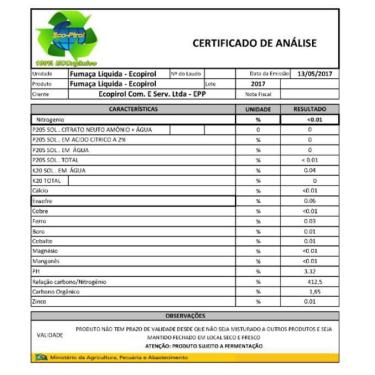 Imagem de Fumaça Líquida Gastronomia Ecopirol 5 Litros