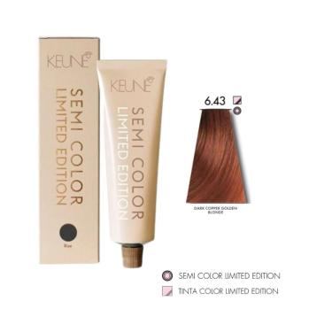 Imagem de Tinta Semi Color Keune 6.43 Dark Copper Golden Blonde 60ml
