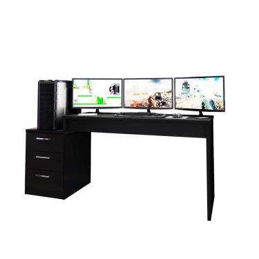 Imagem de Mesa De Computador Gamer drx 5000 Cor Preto