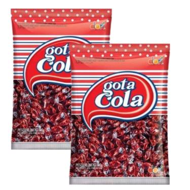 Imagem de Bala Gota Cola/Coca Cola Dori 600g - 2 pcts
