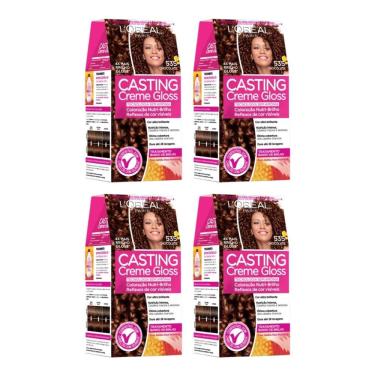 Imagem de Coloraçao Casting Gloss 535 Chocolate - Kit Com 4Un