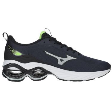 Imagem de Tênis Mizuno Esportivo Wave Frontier 15 Masculino Marinho Verde